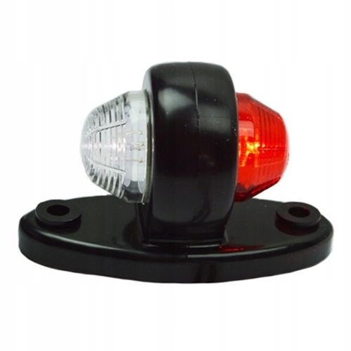 

Lampka obrysowa biało-czerwona Led diodowa 12V-24V