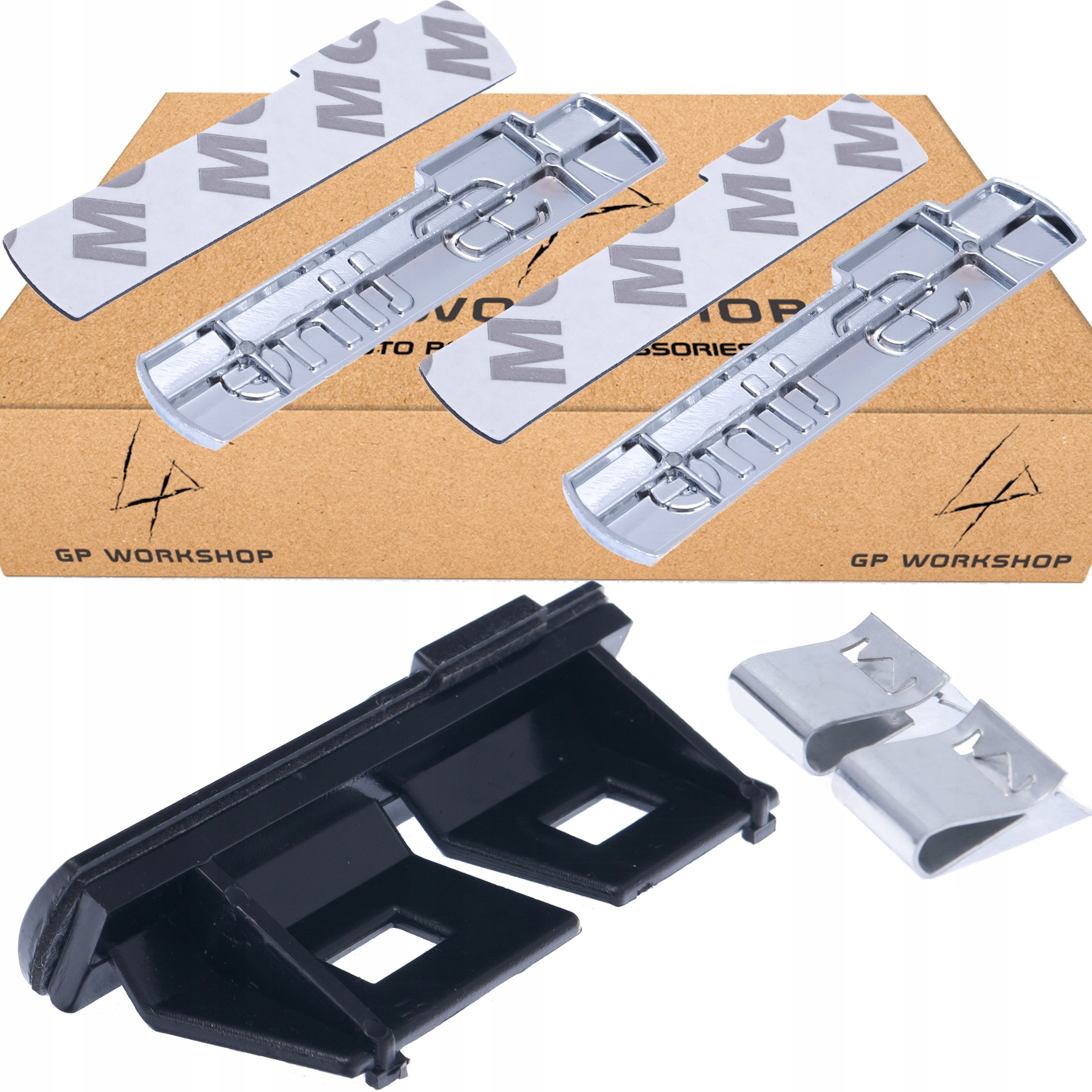 EMBLEMAT ZAMIENNIK DO S-LINE EMBLEMAT ZNACZEK ZESTAW CZARNY POŁYSK Producent inny