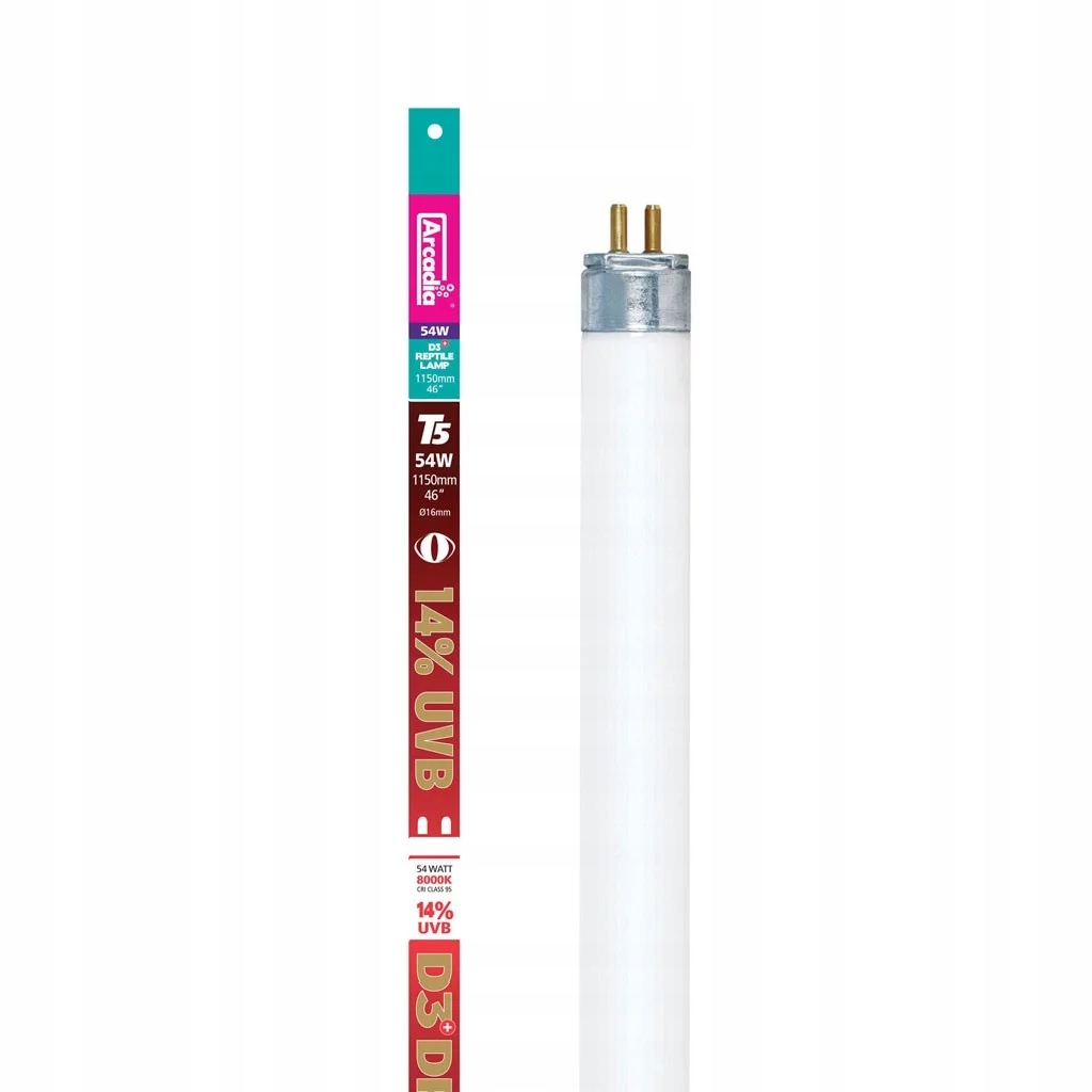 Arcadia D3 Dragon 14% Uvb zářivka T5 pro Agama Brodatej 54W 1170mm