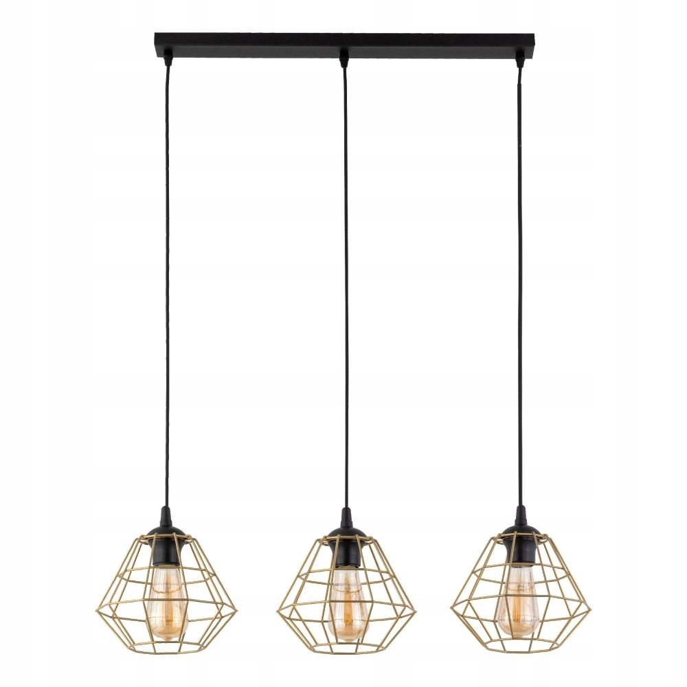 Trojité závěsné svítidlo drátěné lišta nad stůl Diamond New 4642 Tk Lighting