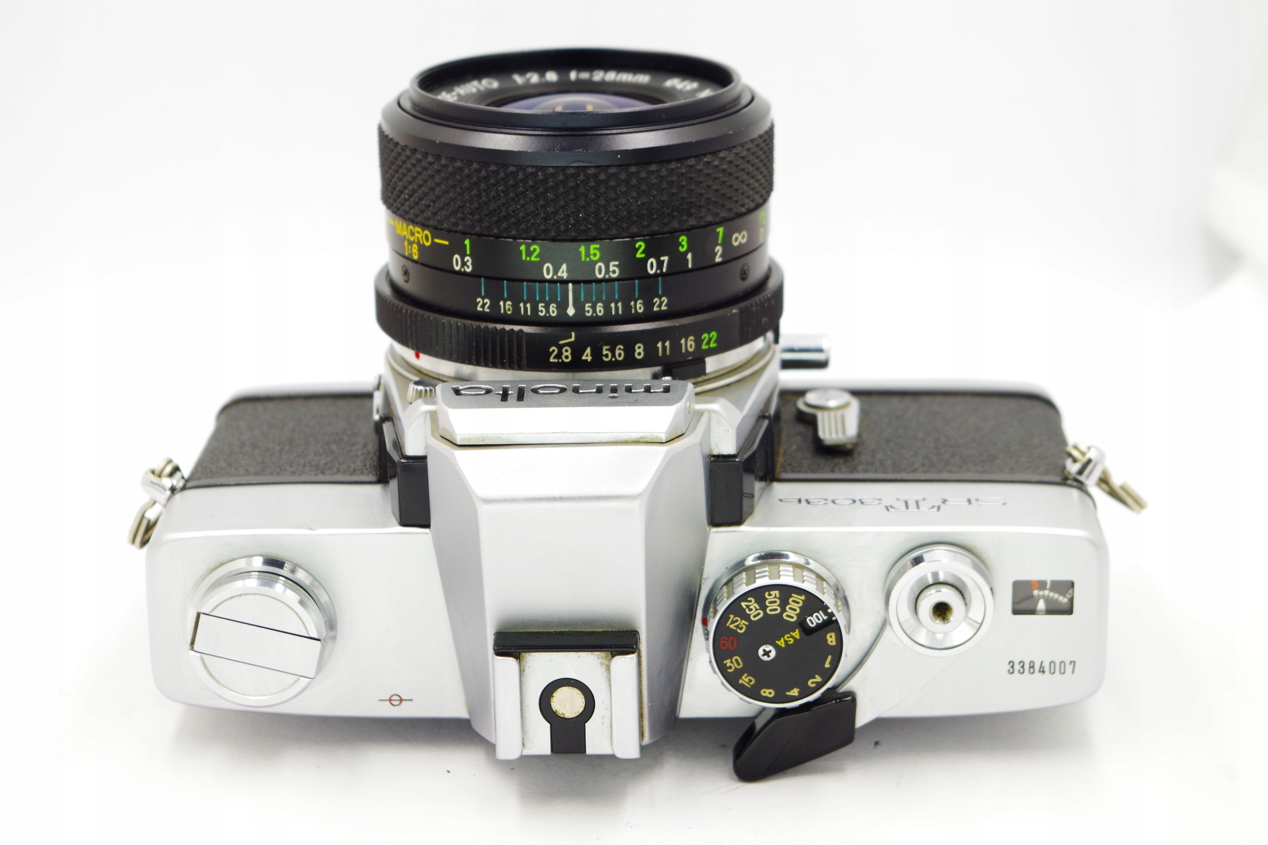 MINOLTA SRT 303b+ MC SOLIGOR Wide-Auto 28mm 1:2.8 B.ŁADNY Model MINOLTA SRT 303b+ MC SOLIGOR Wide-Auto 28mm 1:2.8