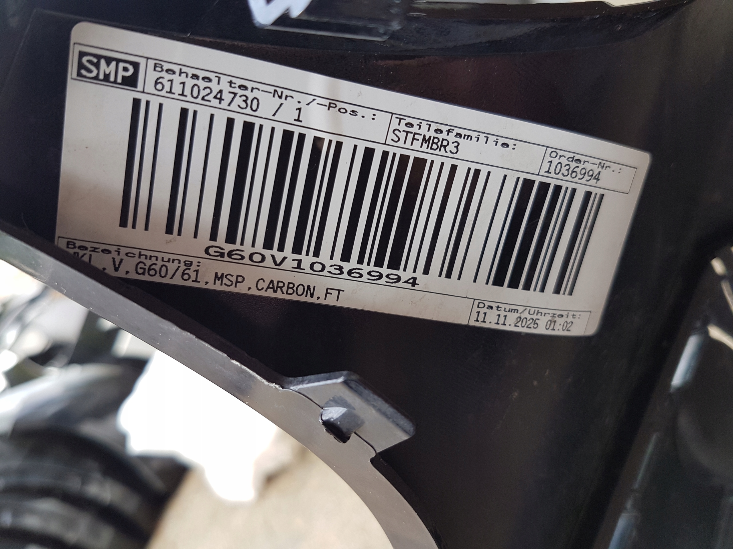front bumper front BMW 5 G60 G61 m-packet