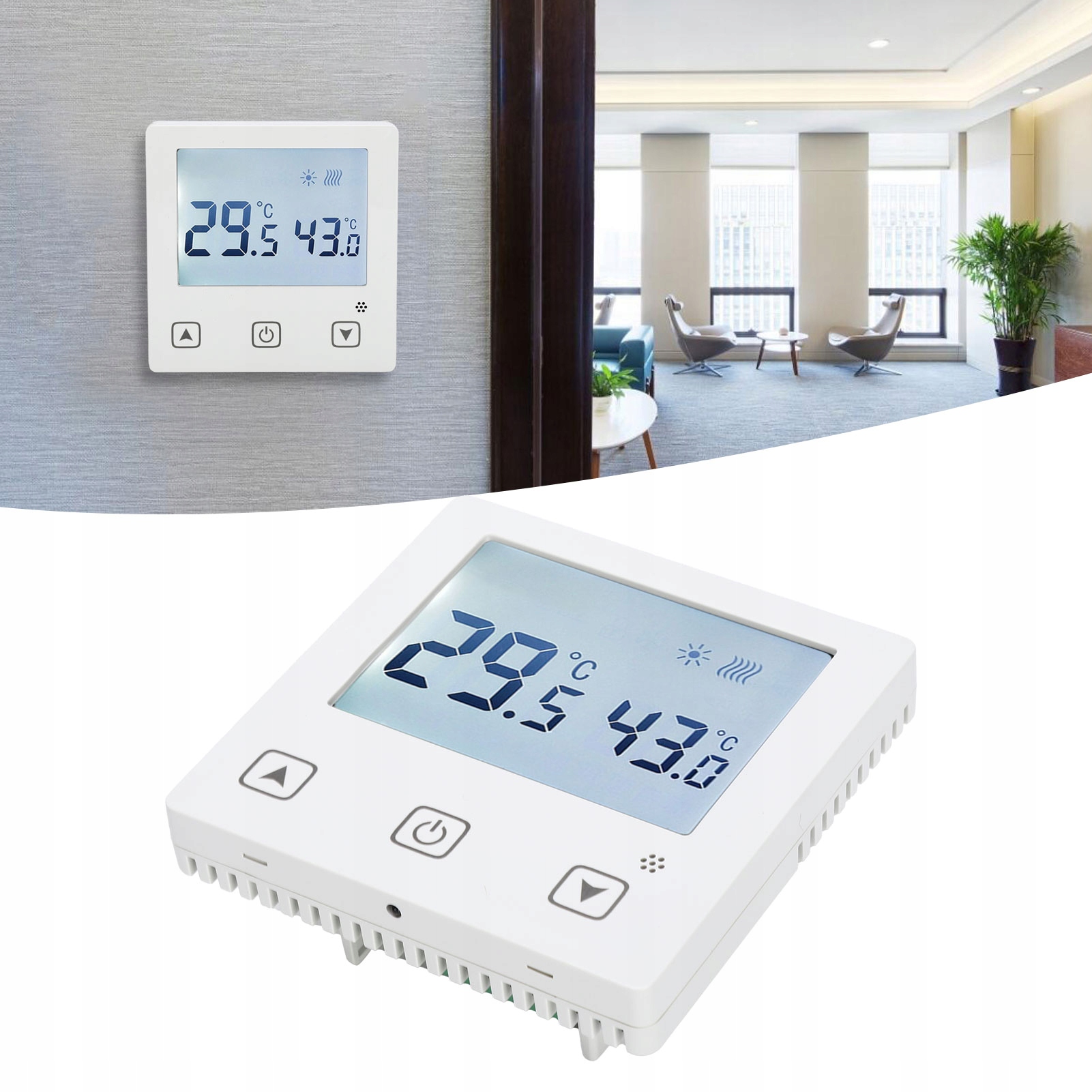 REGULATOR TEMPERATURY TERMOSTAT POKOJOWY 220V 3A Marka bez marki