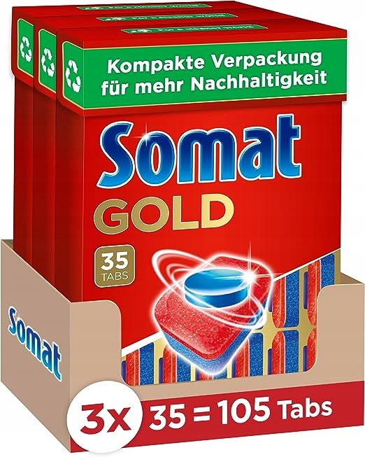 Levně Somat Gold Tablety Do Myčky (105 ks)