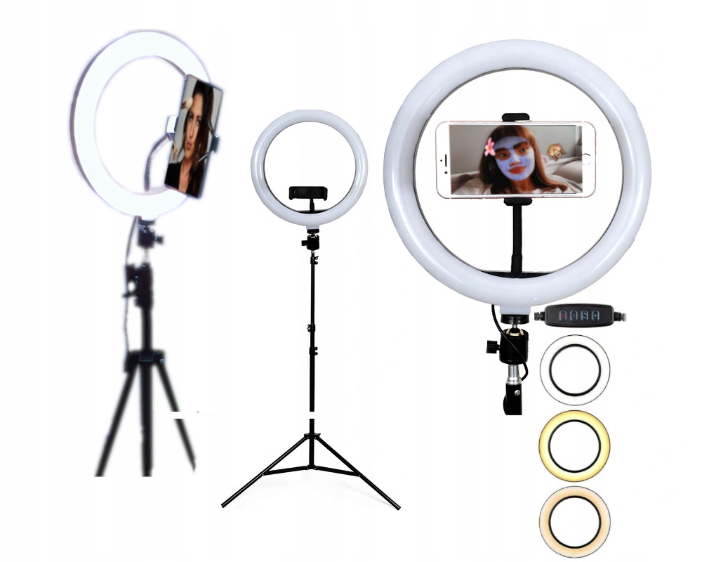 

Lampa Ring Z Uchwytem Statyw 2M Dla Kosmetyczki