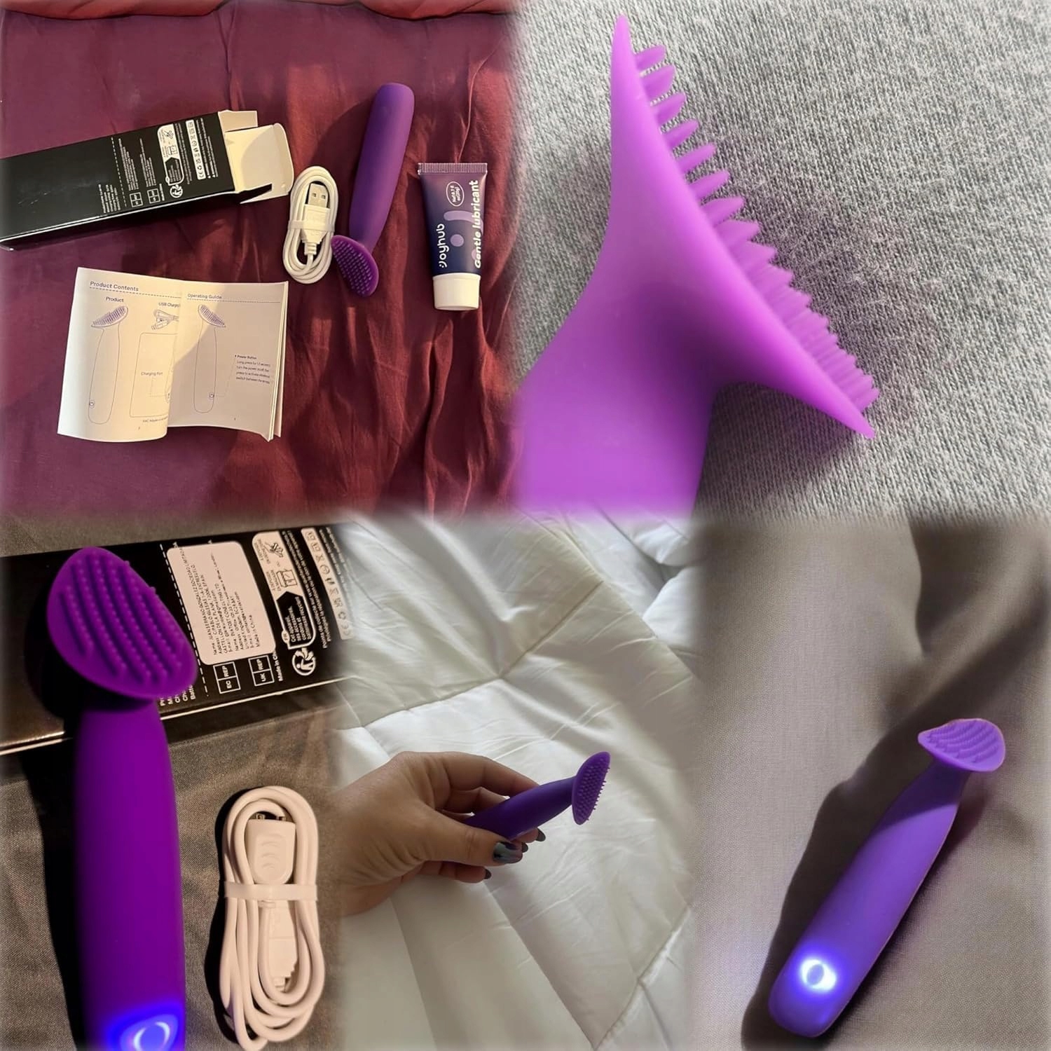 VIBRATORENSET Zestaw Wibratorów Dla Kobiet Stymulator Klitorisu 10 Trybów — miniatura 7