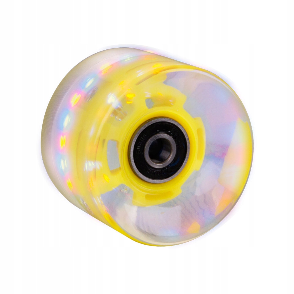 ŚWIECĄCE KÓŁKO do penny boardu 60*45 mm Zielone Materiał PU