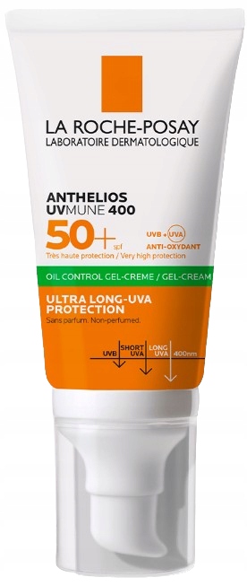 La Roche Anthelios Uvmune 400 SPF50+ krem żel do twarzy do opalania 50 ml