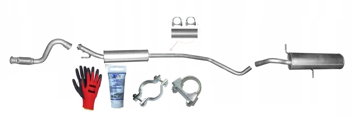 Citroen C4 1.2 1.6 (od 2010) Hatchback Coupe Výfukový SYSTÉM+bonus