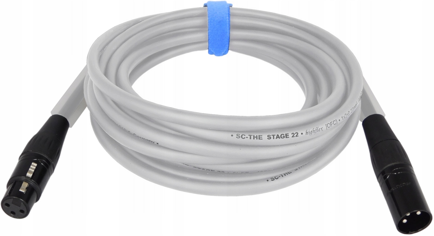 Sommer Stage Symetrický Mikrofonní Kabel Xlr Roxtone Černý 40 m