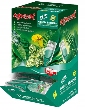 

Odżywka Do Roślin Domowych Green Strong Aplikator
