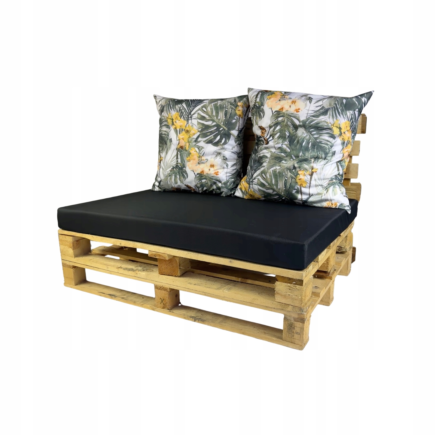 Sada paletových polštářů 2+1 Oxford Světle zelená Kodura