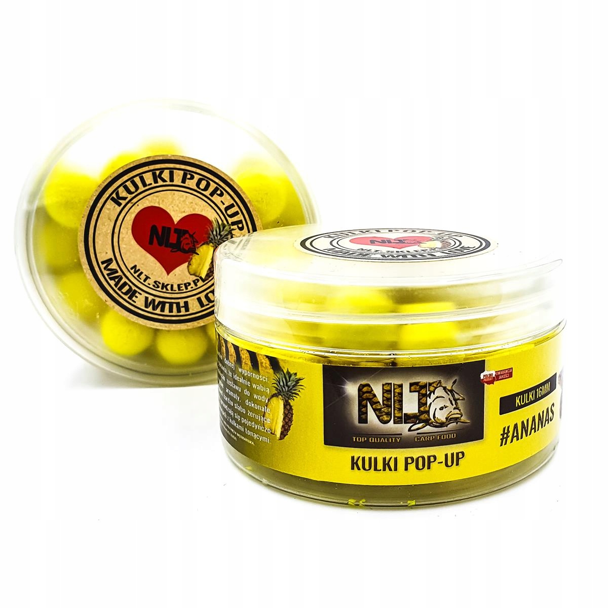 NLT FOOD - Kulki POP-UP #ANANAS 16mm 80g Marka NLT Food