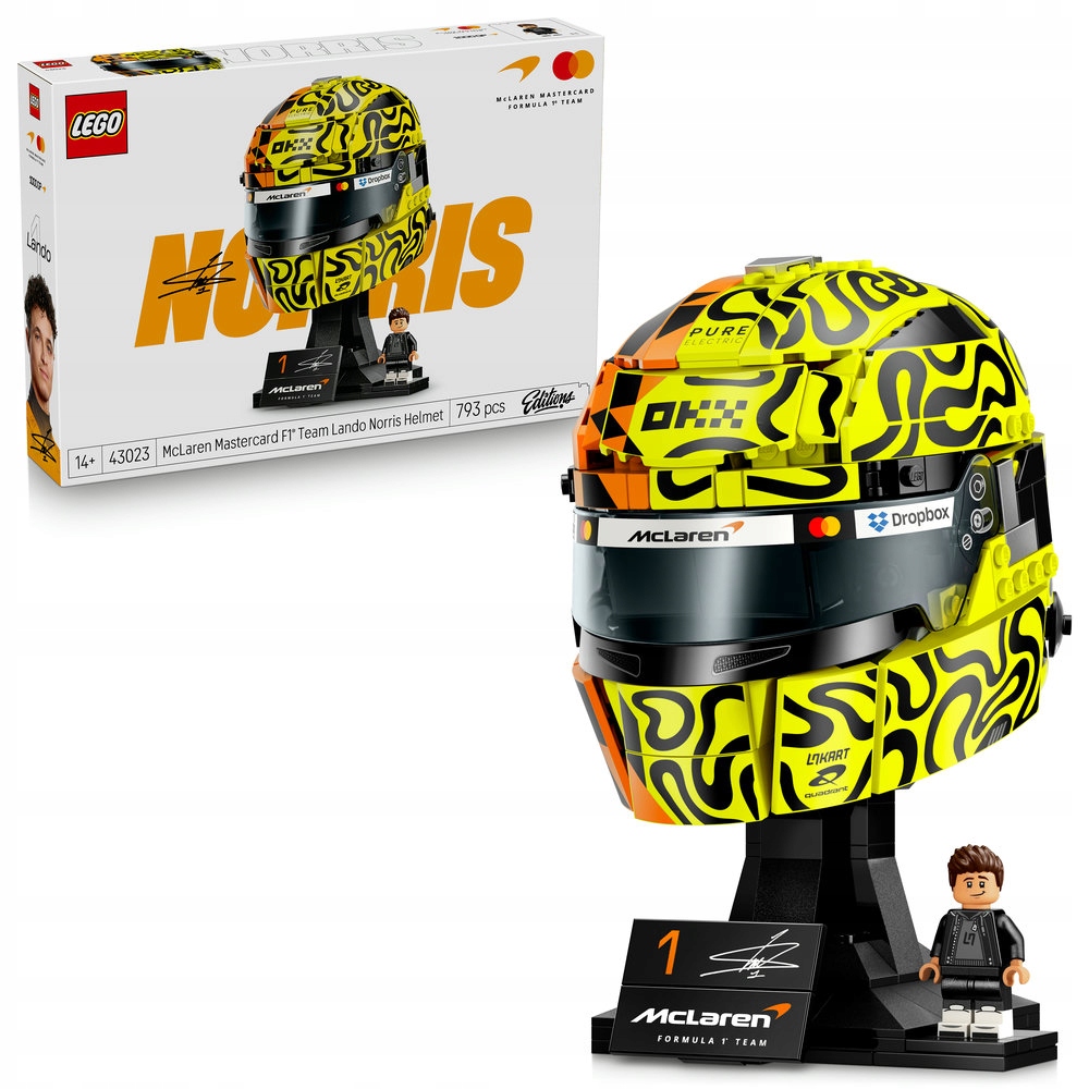 Lego Editions 43023 Helma Lando Norris z týmu McLaren Mastercard F1