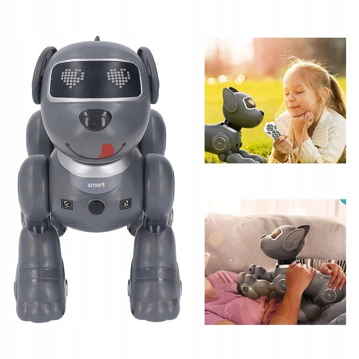 Robotický štěně interaktivní dálkově ovládaná hračka Akumulátor 2.4 GHz