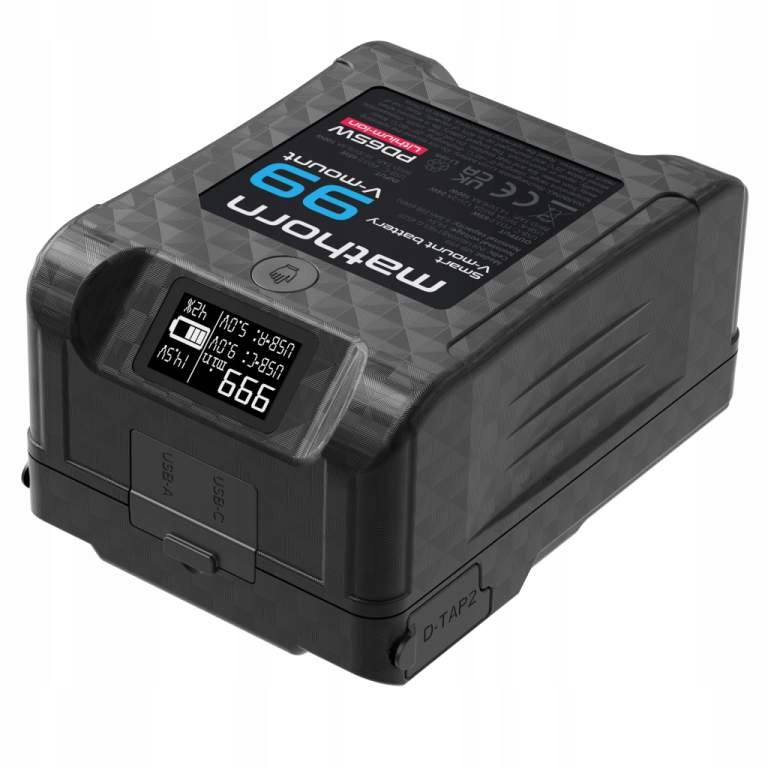 Akumulator Mathorn MB-V99 Smart OLED V-mount 6800 mAh Marka Inna
