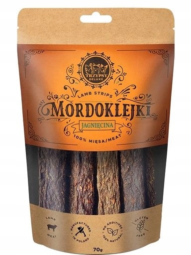 5 x TrzyPsy Mordolepky Jehněčí 70g