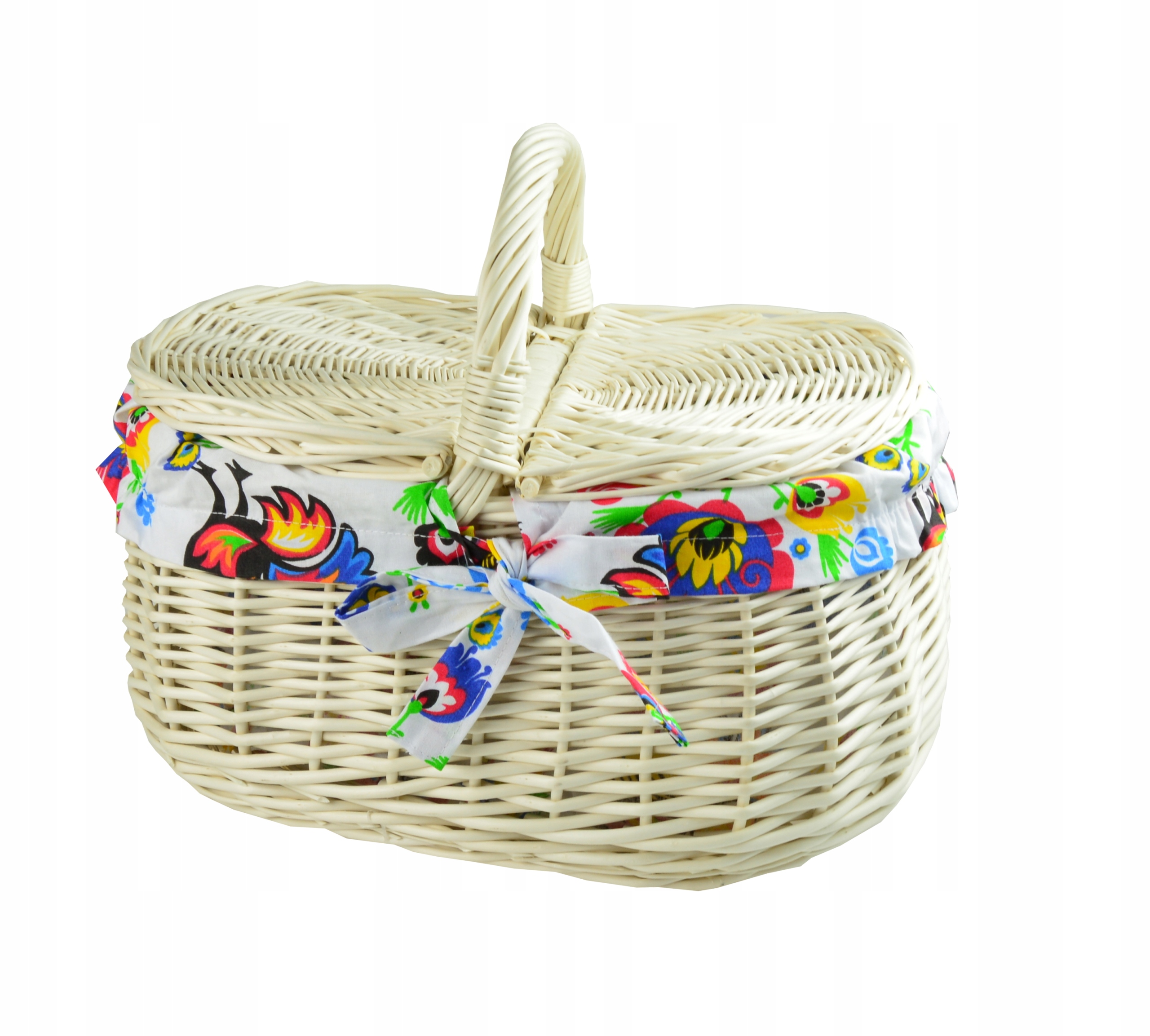 KOSZYK NA PIKNIK wiklinowy kosz PIKNIKOWY roz. XXL Marka inna