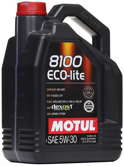

Olej Motul Eco Lite 5W30 5L DEXOS1 GEN2 Ford