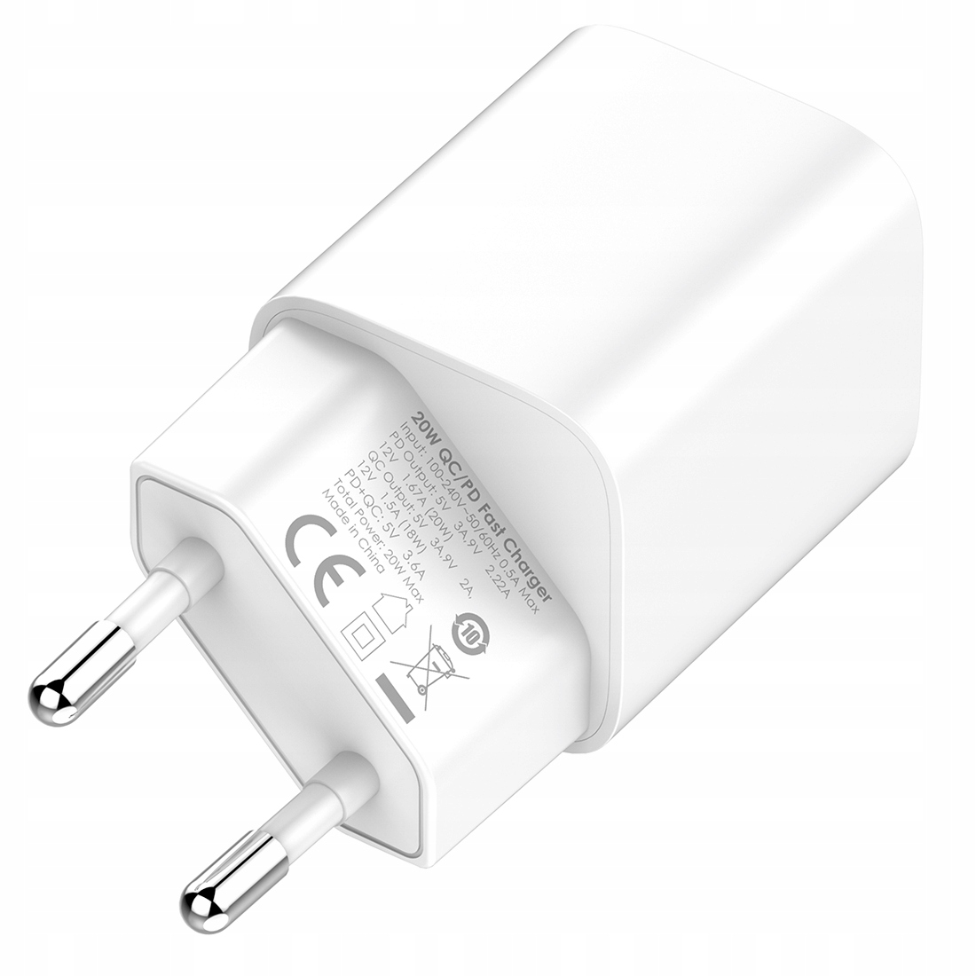 Ładowarka USB 20W PD QC3.0 kabel USB-A microUSB Złącza microUSB typ B USB