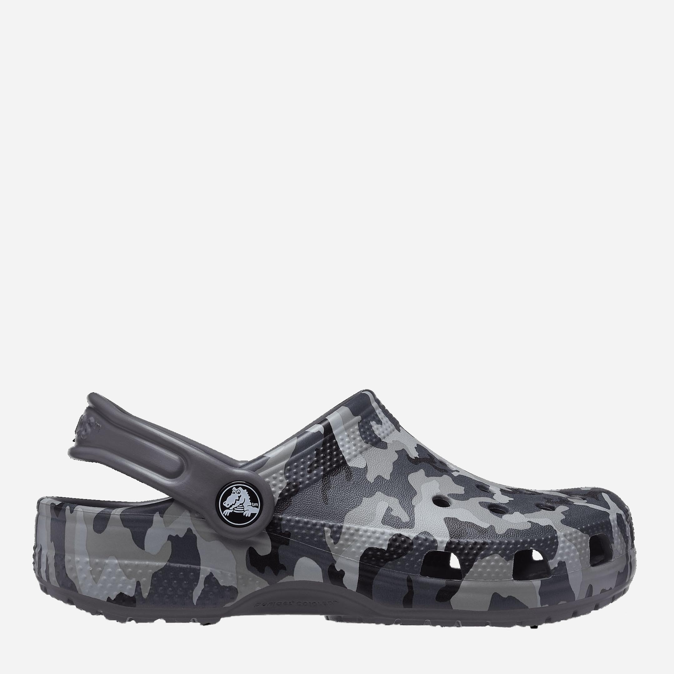 Chodaki chłopięce Crocs Classic Camo Clog TCR207593
