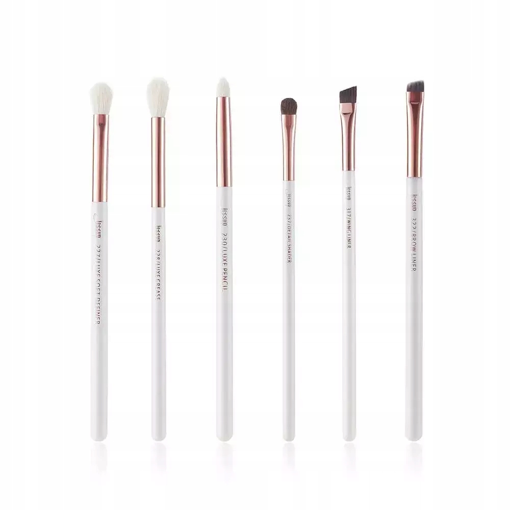 

Jessup Zestaw 6 pędzli T221 White/Rose Gold