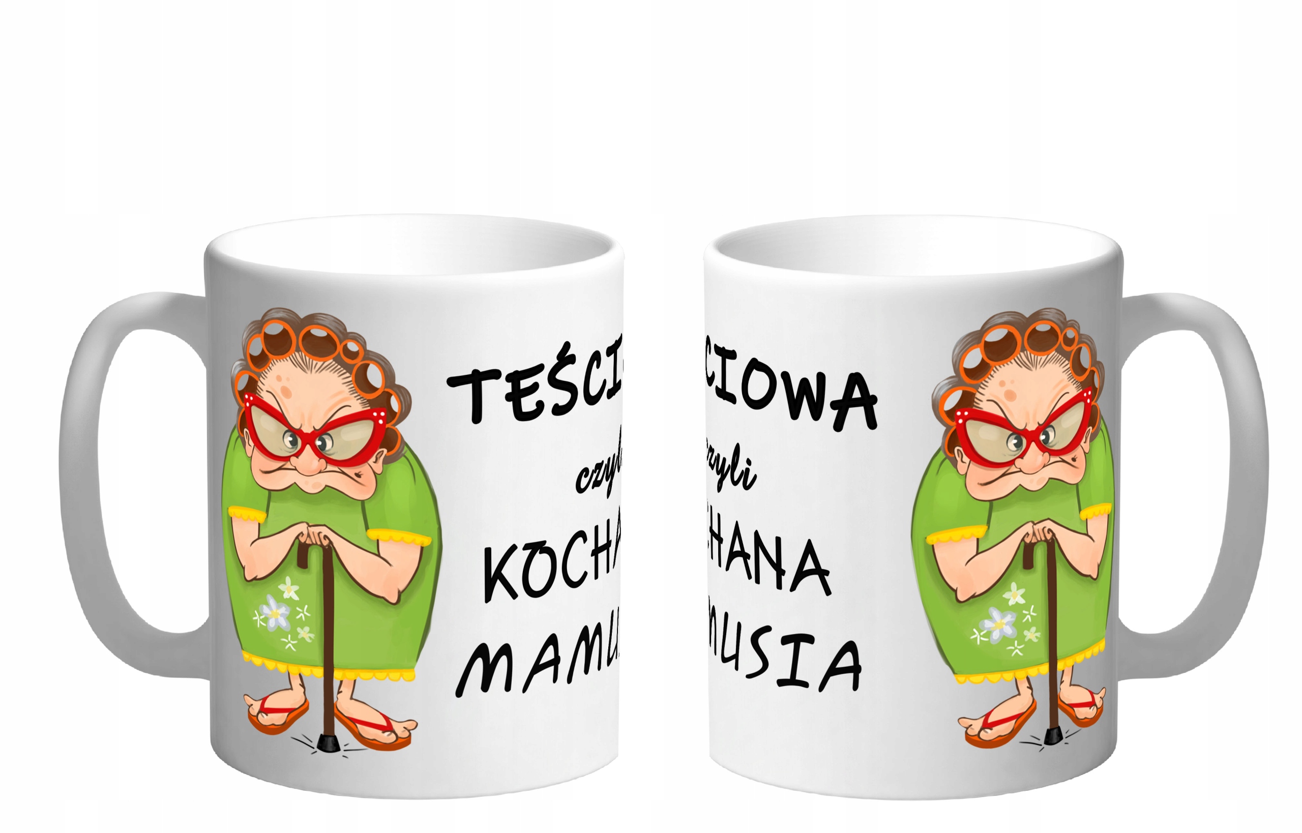 

Kubek Dla Teściowej Śmieszny Tekst Imię