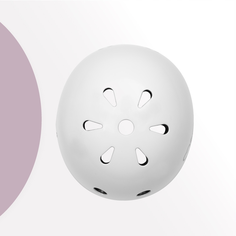 ДИТЯЧИЙ ШОЛОМ НА ВЕЛОСИПЕДІ - MoMi MIMI WHITE MAT - ABS EPS 48-55 см Розмір Інше