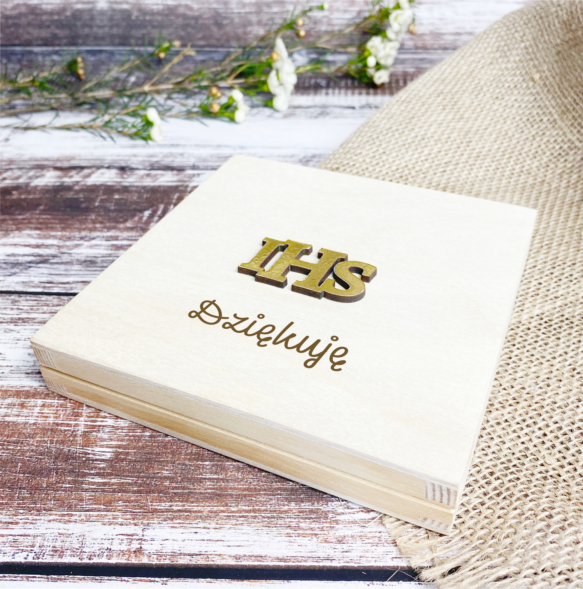 PODZIĘKOWANIE KOMUNIA DLA CHRZESTNYCH DZIADKÓW IHS Rodzaj inny