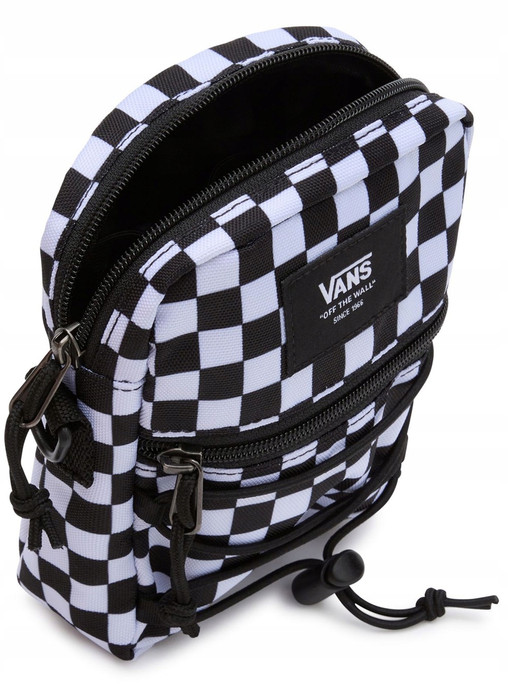 Torba na ramię Vans Bail - black / white Kolor biały