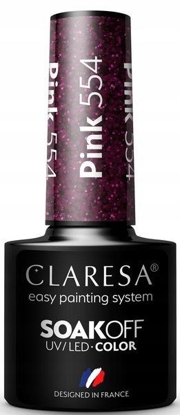 

Claresa Lakier Hybrydowy Pink 554