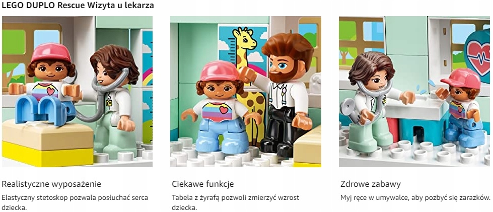 LEGO DUPLO WIZYTA U LEKARZA 10968 NA PREZENT 24H Nazwa zestawu Wizyta u lekarza