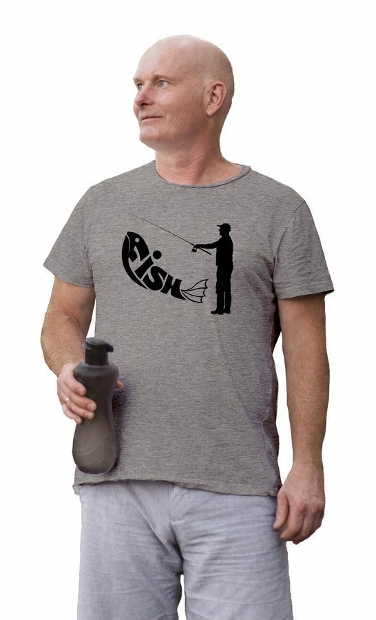 

Koszulka męska Fish t-shirt Ryba Wędkarz XL