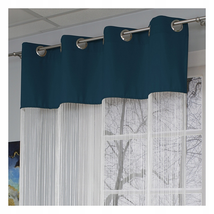 

Firany Makarony przelotki 150x250 wys ciemny lazur