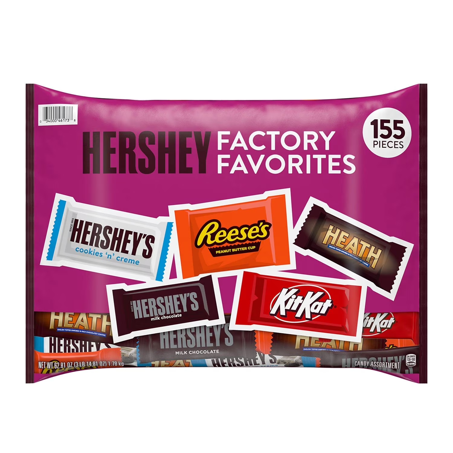 Mieszanka Reese's Hershey's KitKat Heath 2 kg kg 155szt