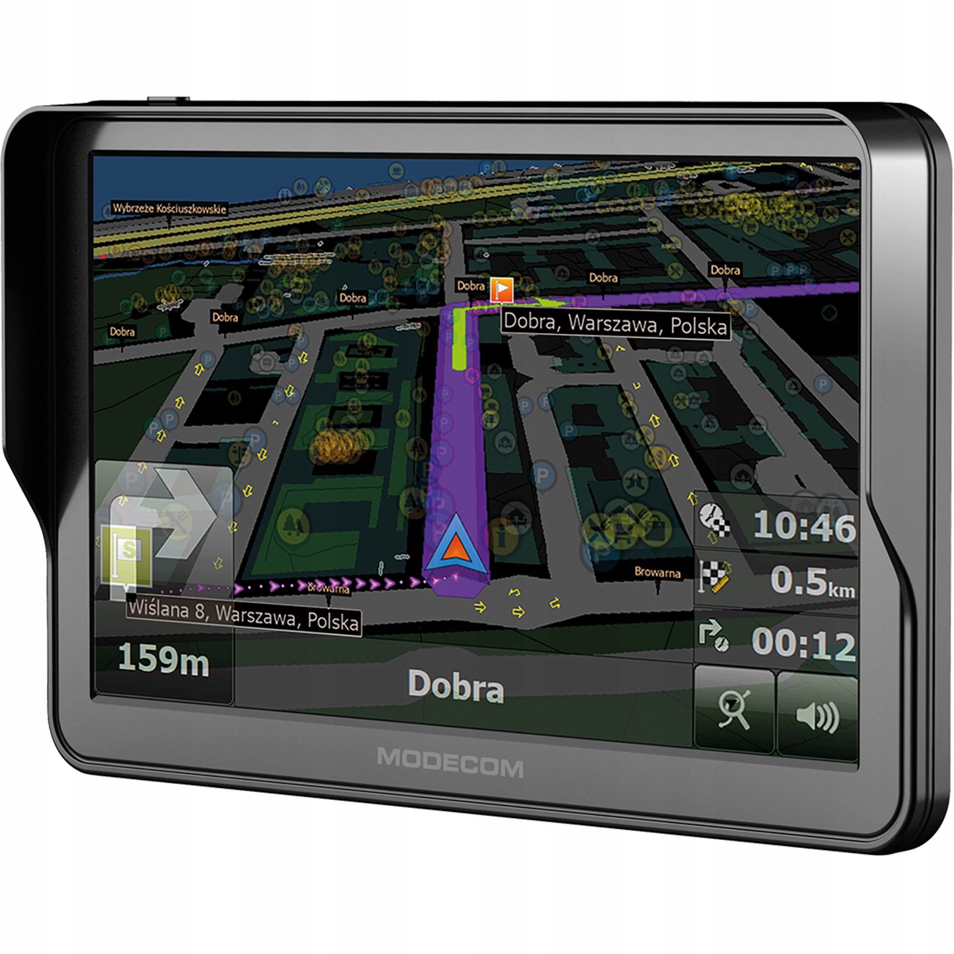 7palcová navigace Modecom CX 7.3 pro osobní nákladní automobily Tir Bus Usb-c