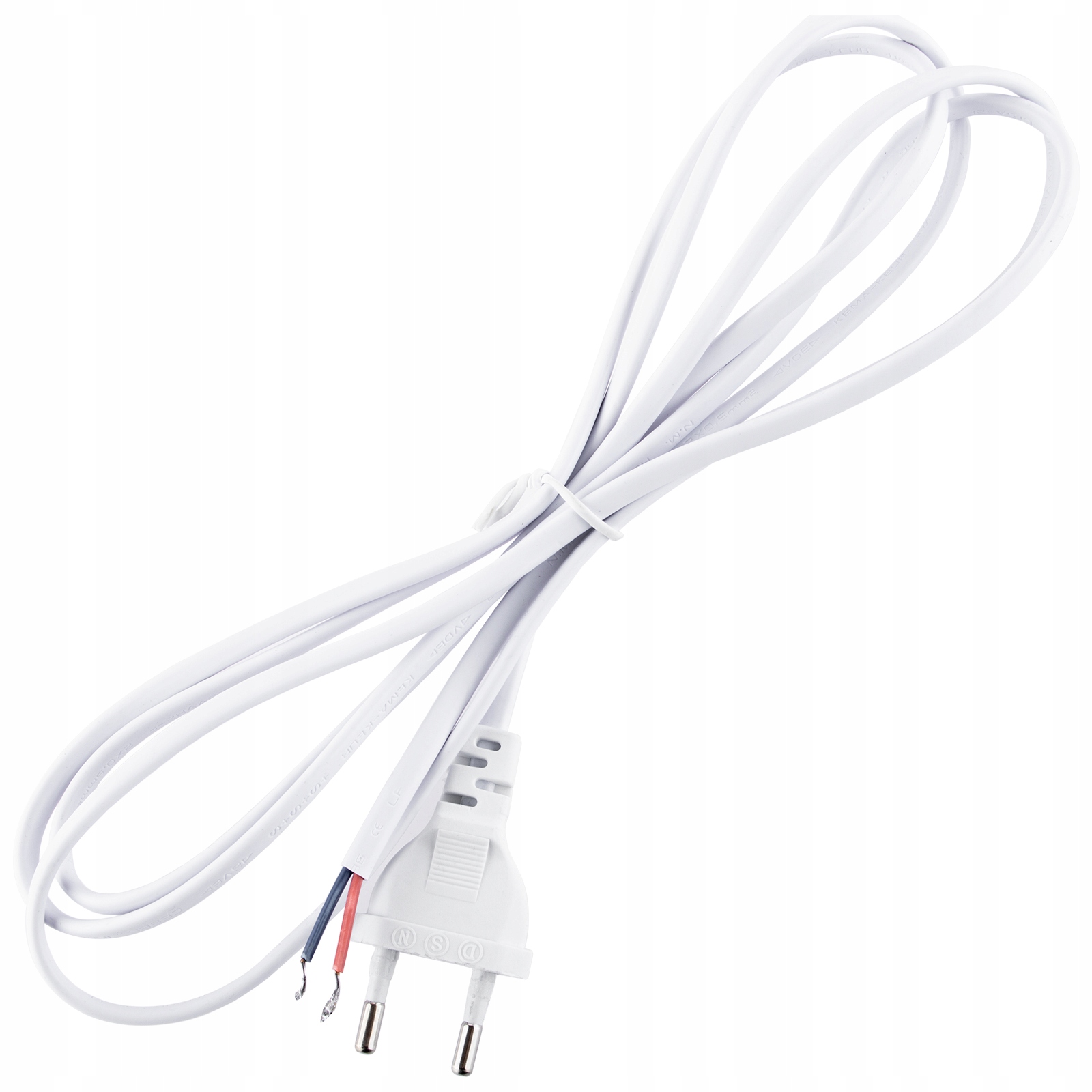 

Przewód Przyłączeniowy Kabel 2m 2x 0,5 z Wtyczką