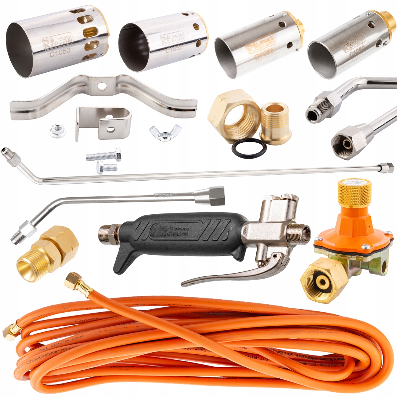 Hořák Sada 20/38/50/63 MM 200/700 MM Reduktor Plynu Kufr Richmann C1075