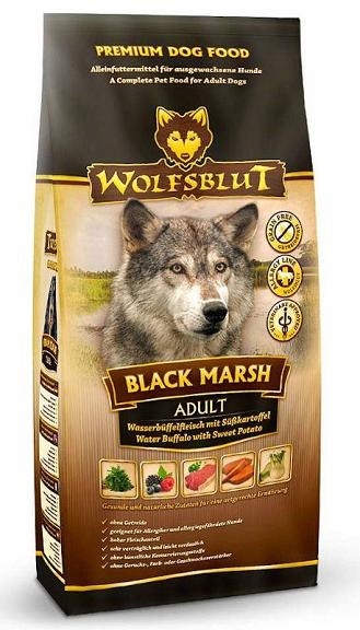 Levně Wolfsblut Black Marsh s buvolem 12,5kg