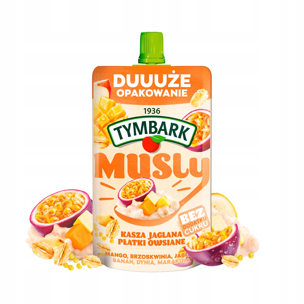 Mus Tymbark Musly przekąska bez dodatku cukru MIX ZESTAW 30x 170g Kod producenta 5900334020093