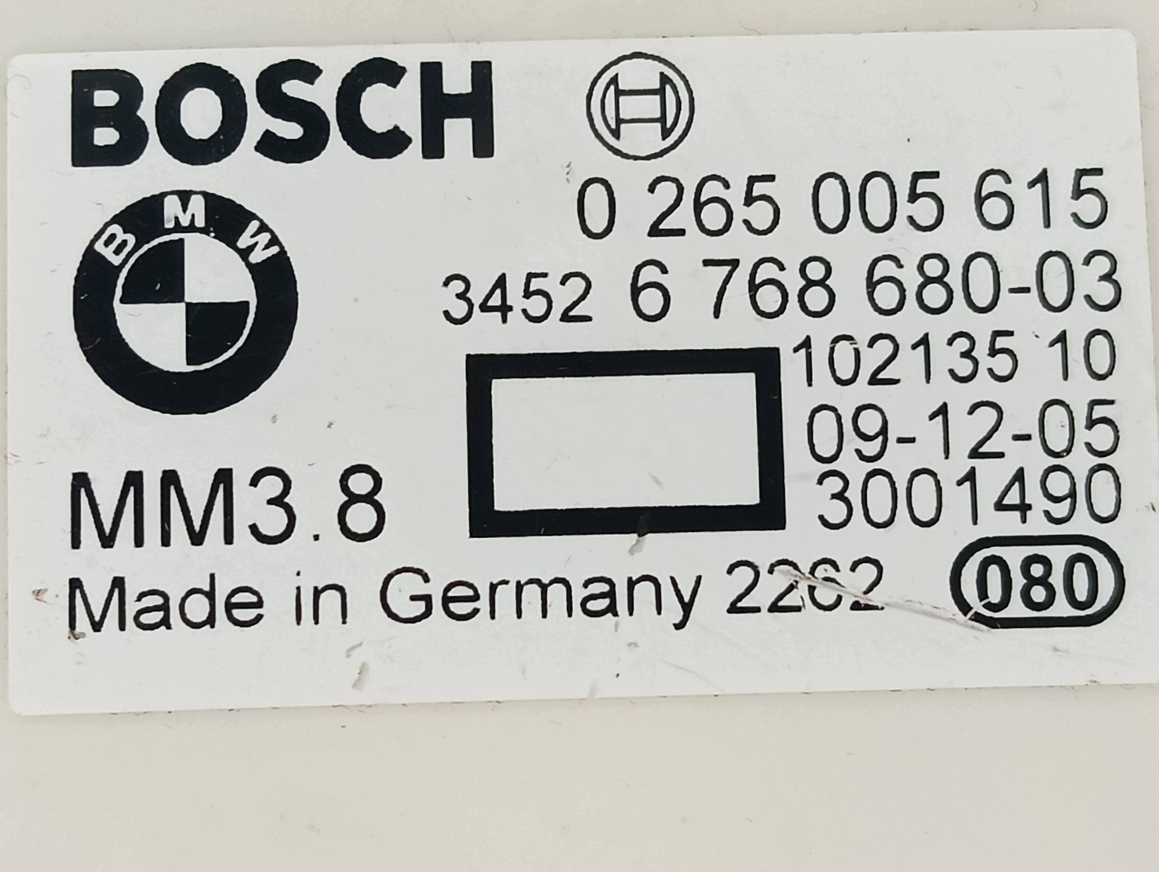 modulo 0265005615 6768680 Bmw Seria 5 V (2003-2010) E60/61
