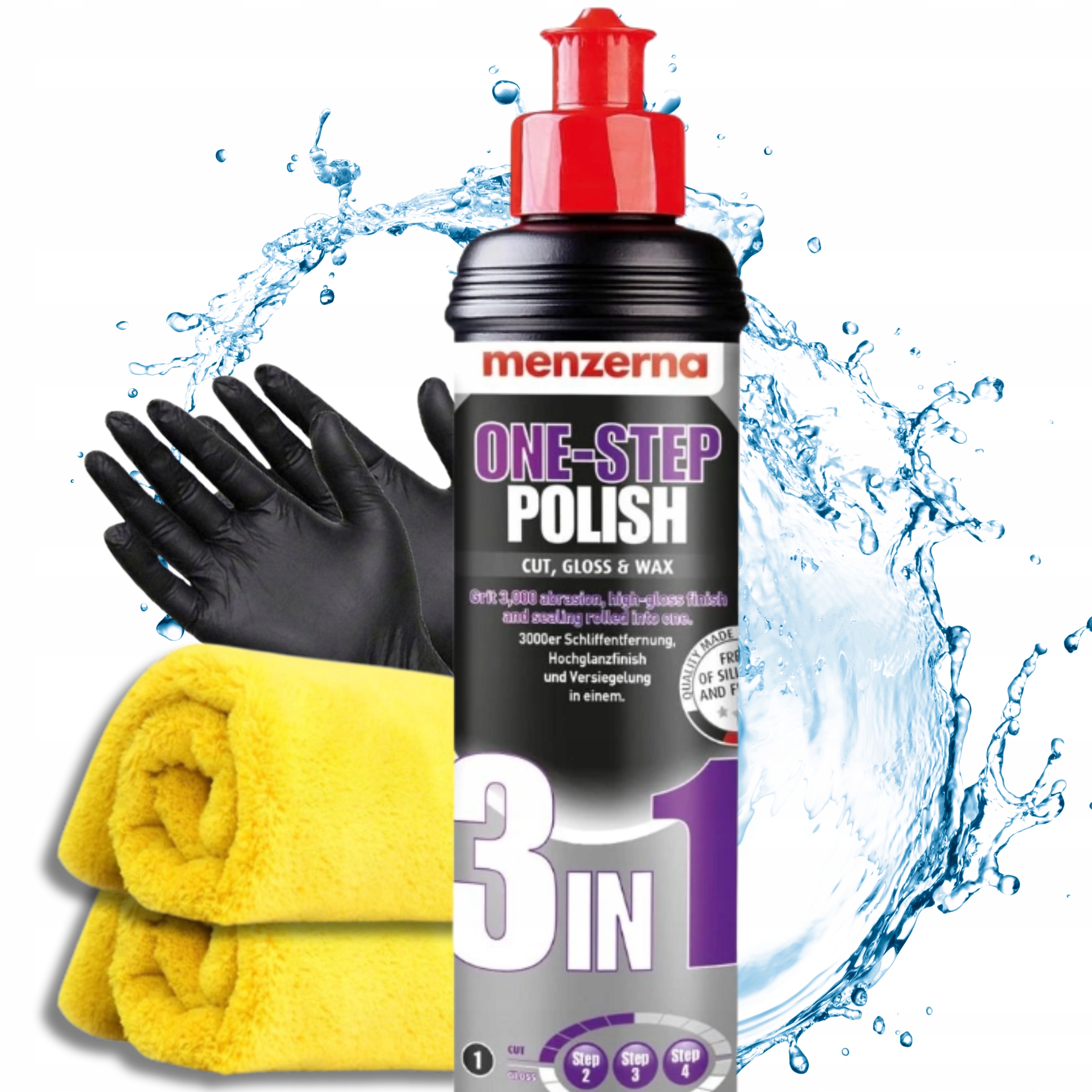 Menzerna 3W1 Pasta Polerska Polerowanie One Step Polish 250 ml