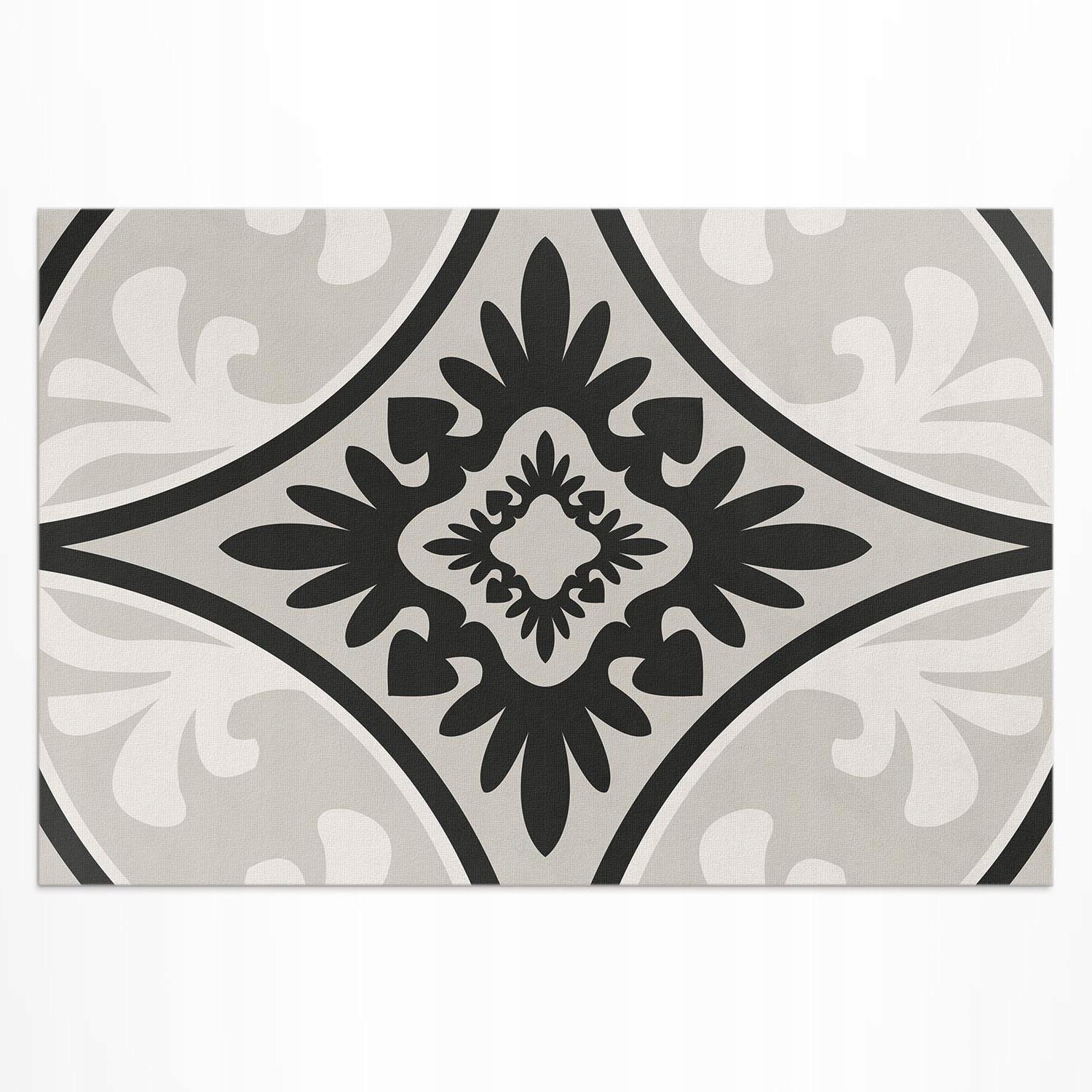 Terasový vinylový koberec Outdoor Vzor dlaždice elegantný ornament 150 x 100 cm