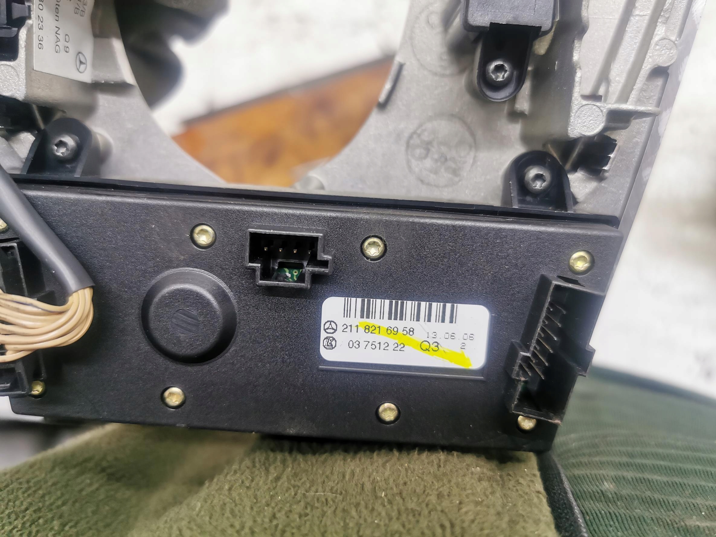 frame changes of the gear MERCEDES E-KLASA W211 02-09