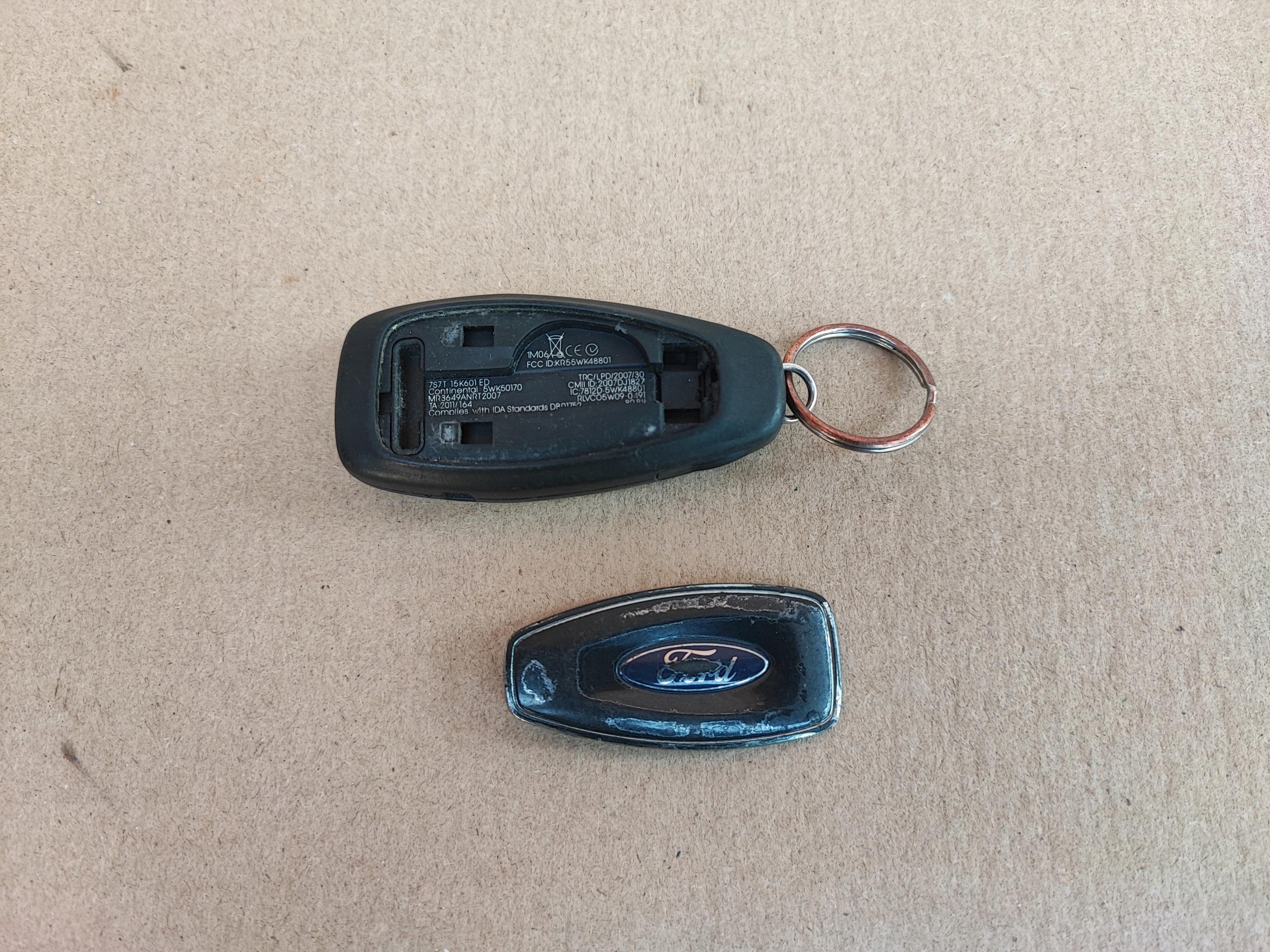 Ford Kuga MK1 LIFT kluczyk pilot keyfree keyless Numer katalogowy części 7S7T-15K601-ED