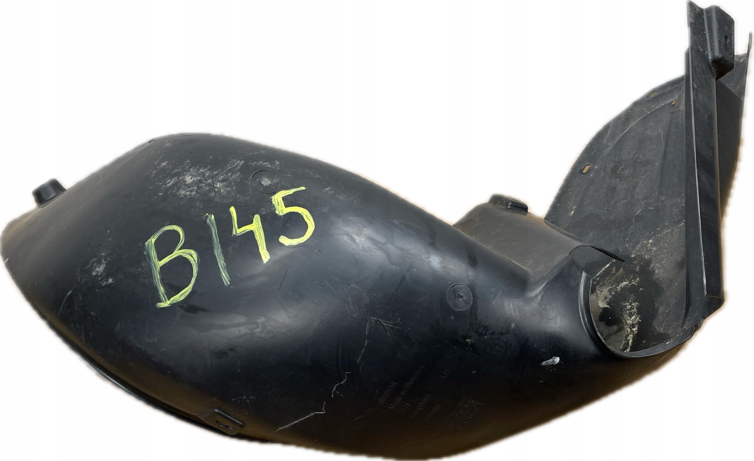 B145 SKODA FABIA II HB mudguard left rear part 5J6810971
