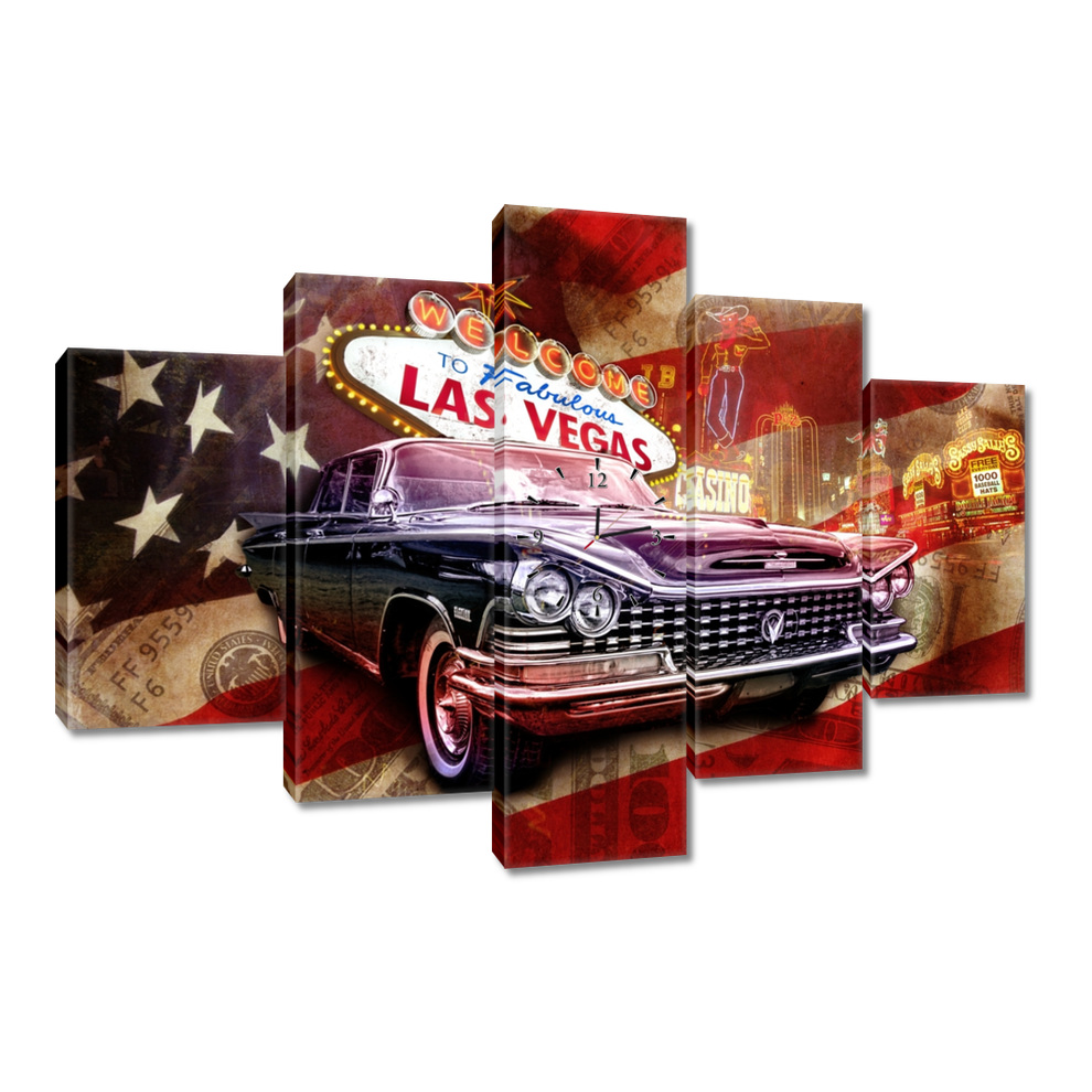 Nástenné hodiny 150x105 Las Vegas