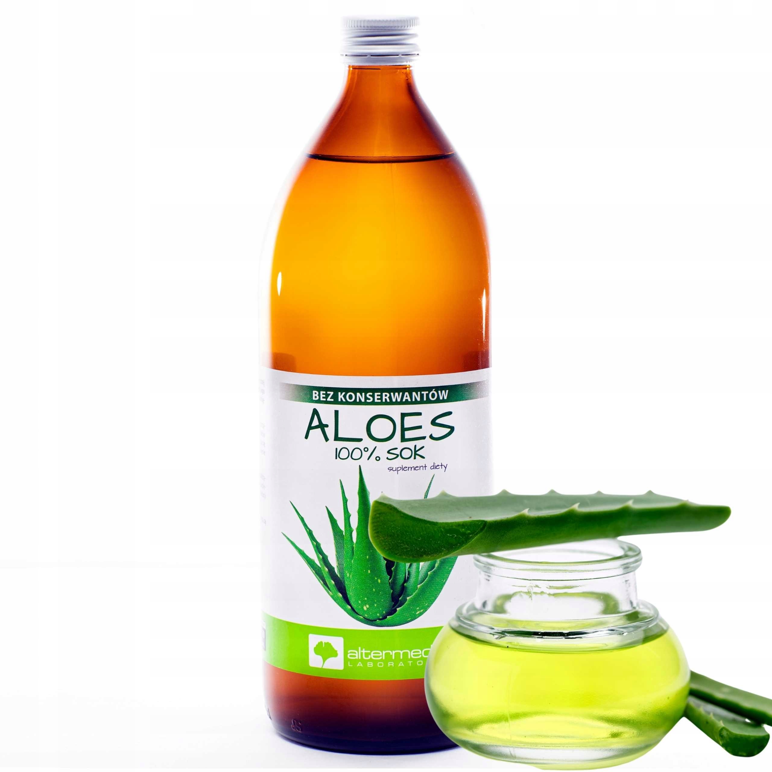 

Aloes Sok z Aloesu 1000ml 100% Bez Cukru!