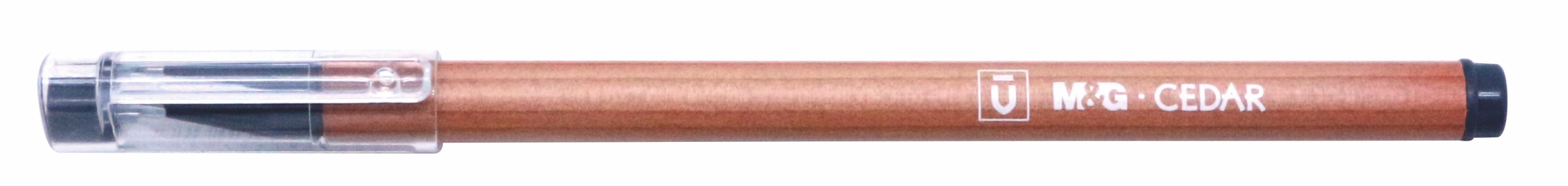 

Żelowy długopis w cedrowej obudowie 0.7 mm Czarny