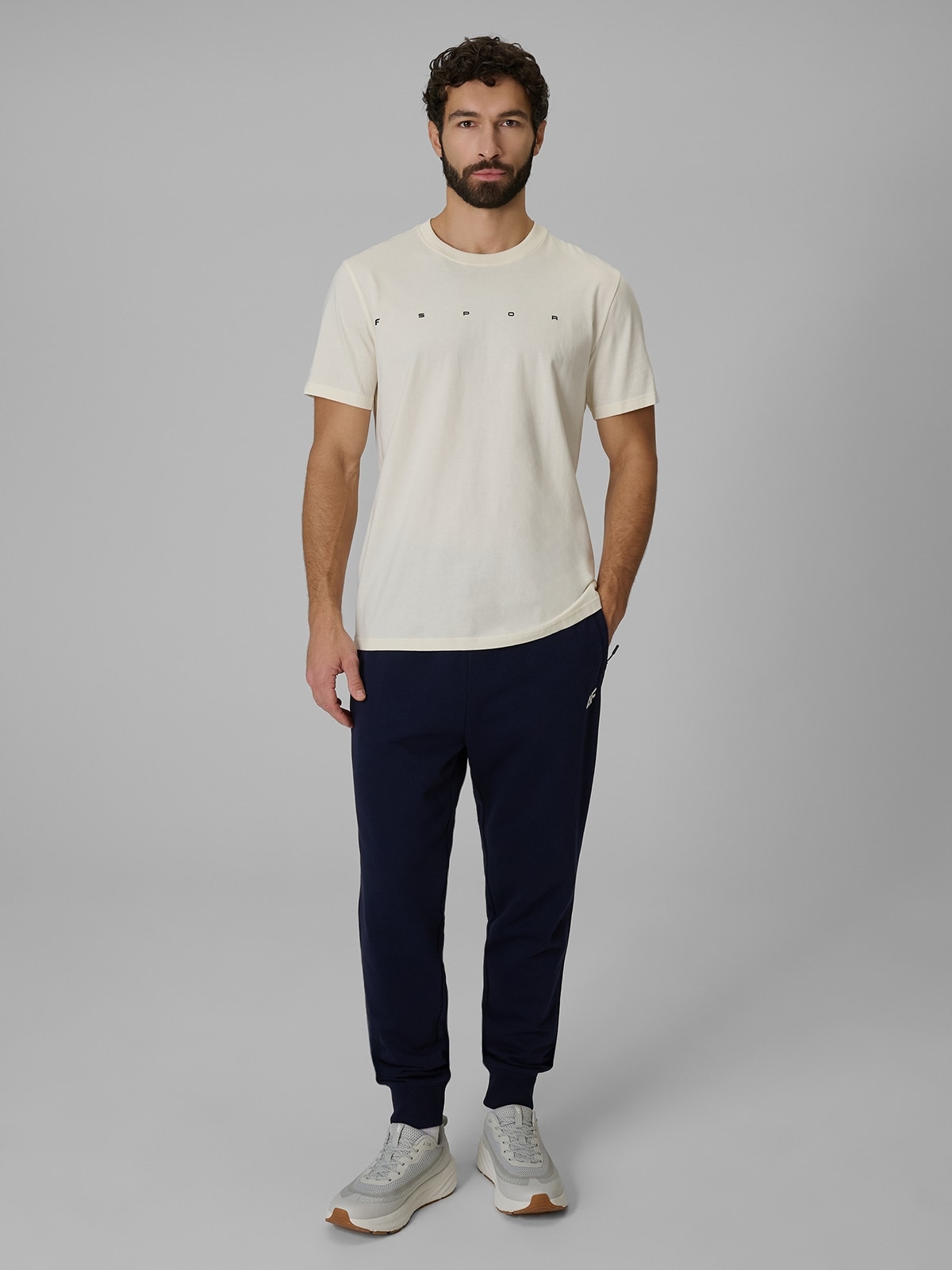 4F Pánské jogger tepláky tmavě modré XXL